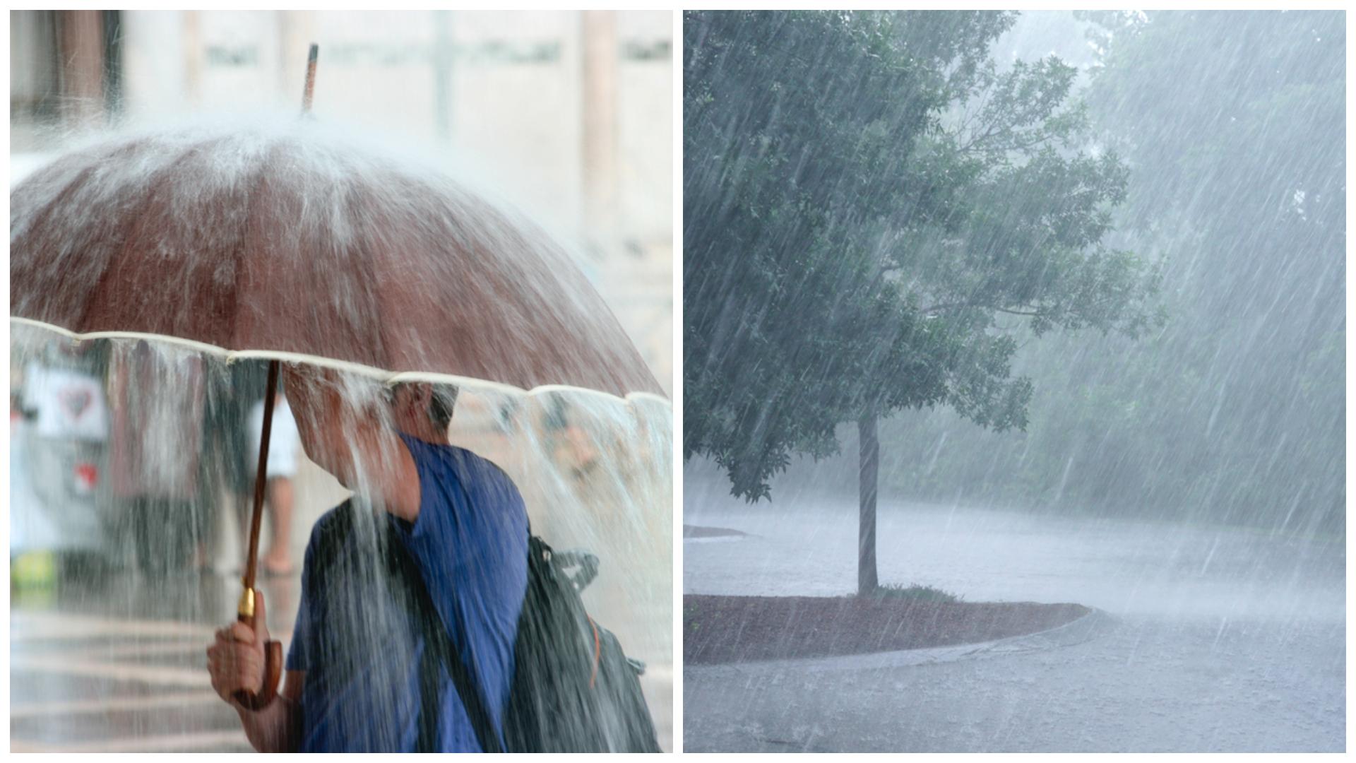 ANM a emis două avertizări cod galben de ploi torențiale. Ce zone vor fi afectate de vreme rea &icirc;n perioada următoare