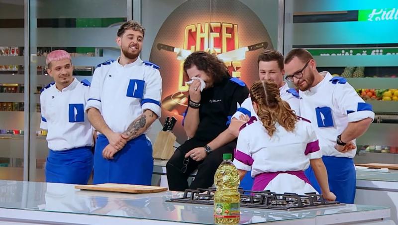 Florin Dumitrescu a primit mesaje de la soția și cei doi copii ai săi, în semifinala „Chefi la cuțite”, sezonul