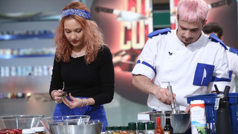 Semifinaliștii de la „Chefi la cuțite” sezonul 9 au fost ajutați de cei dragi, în a doua probă de gătit