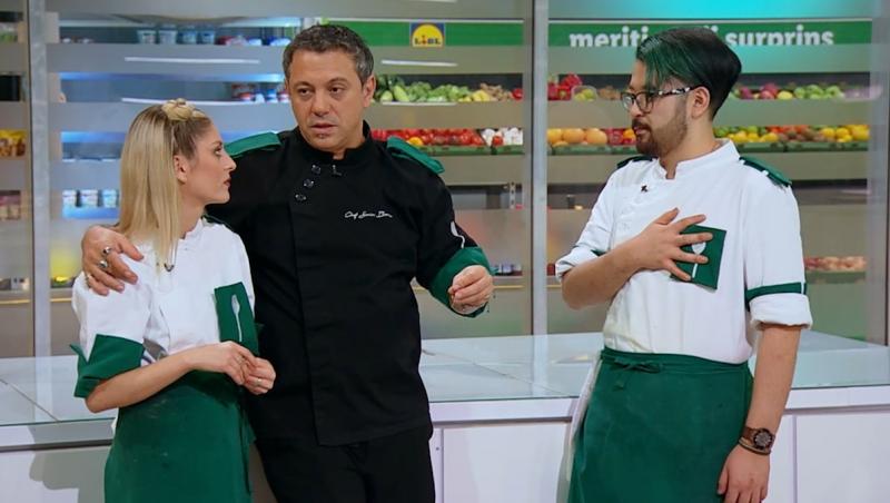 Riki și Elena Matei au făcut senzație în bucătăria „Chefi la cuțite”