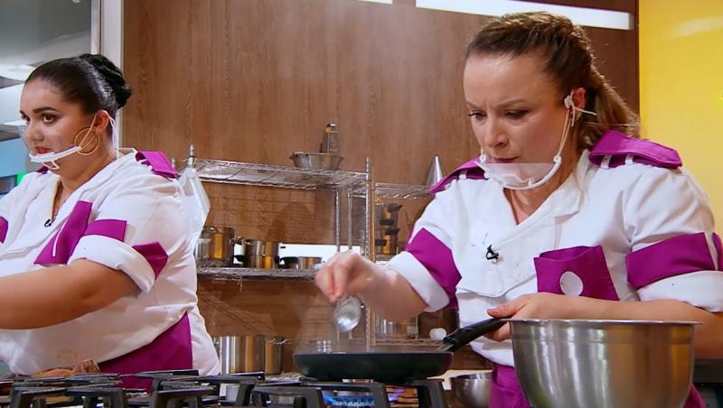 Valentina Ioniță a încercat să repare greșeala, în ultimele minute din proba de gătit de la „Chefi la cuțite”, sezonul 9