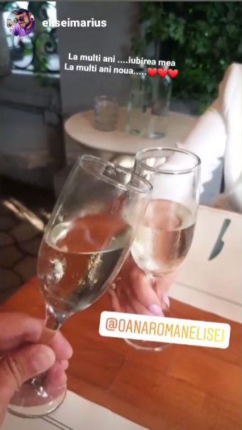 Oana Roman și Marius Elisei au sărbătorit la restaurant 7 ani de la nuntă