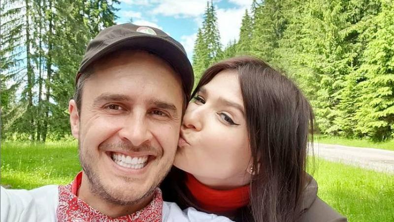 Șerban Copoț și soția sa și-au botezat fetița