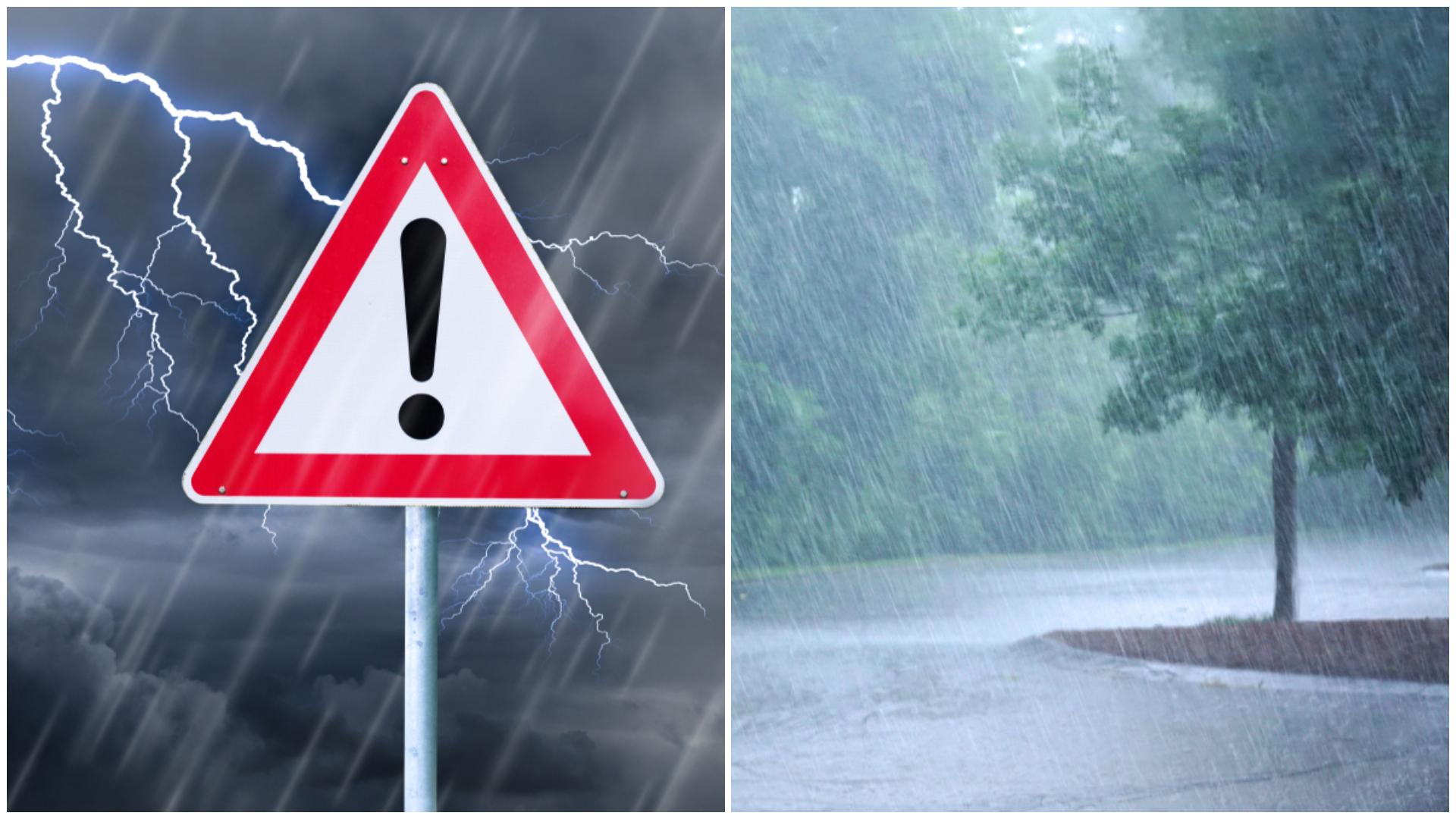 Alertă meteo! Vremea rea va afecta noi regiuni. Ce zone sunt vizate de cel mai recent cod galben de ploi emis de meteorologi