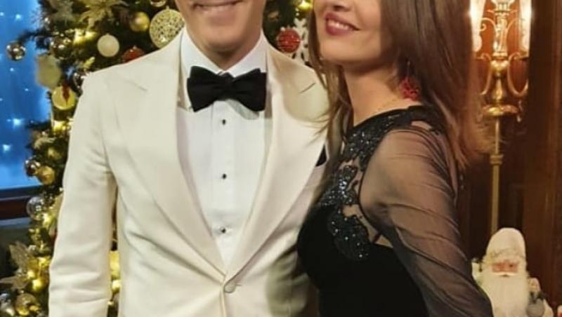 Ștefan Bănică, alături de Oana Sârbu, îmbrăcați elegant