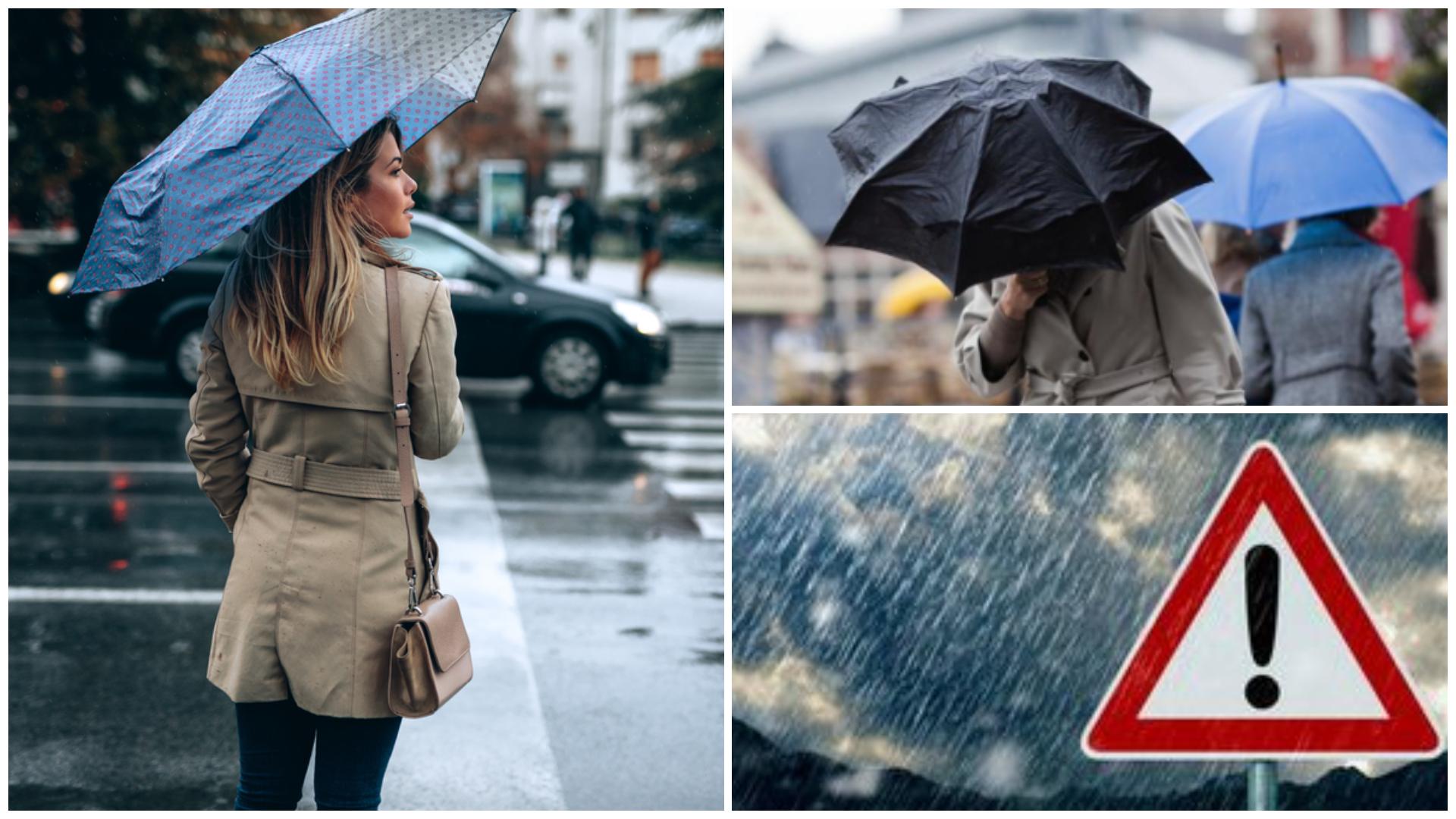 ANM a emis o nouă avertizare de vreme rea. Ce zone sunt vizate de cod galben și p&acirc;nă c&acirc;nd este valabilă alerta meteo