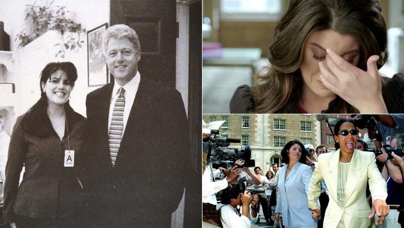 Monica Lewinsky a devenit cunoscută din cauza scandalului iscat o data cu candidature lui Bill Clinton la preșendiția Statelor Unite ale Americii în 1995.