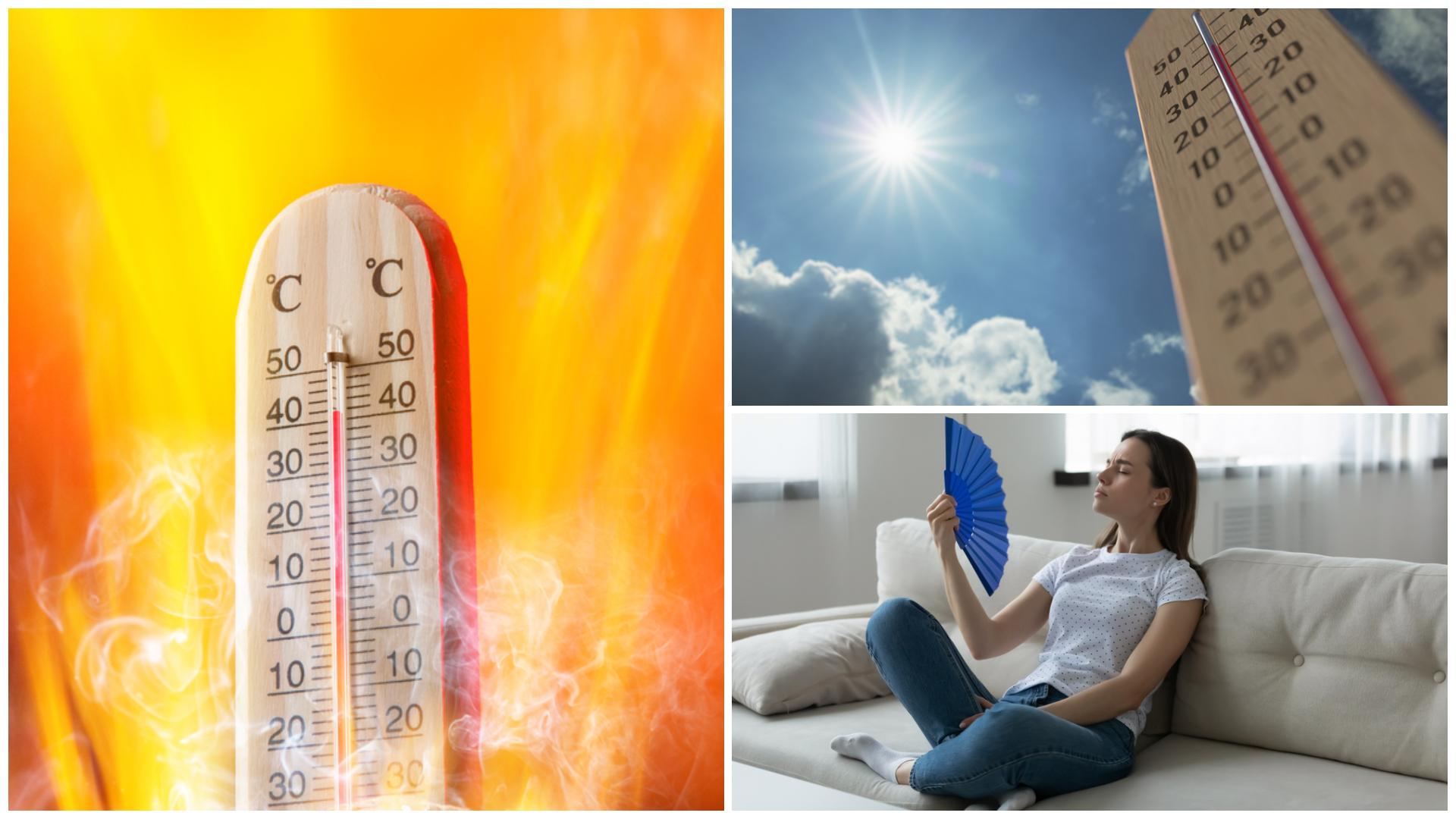 Alertă ANM! Cod galben și cod portocaliu de caniculă. Ce zone sunt vizate