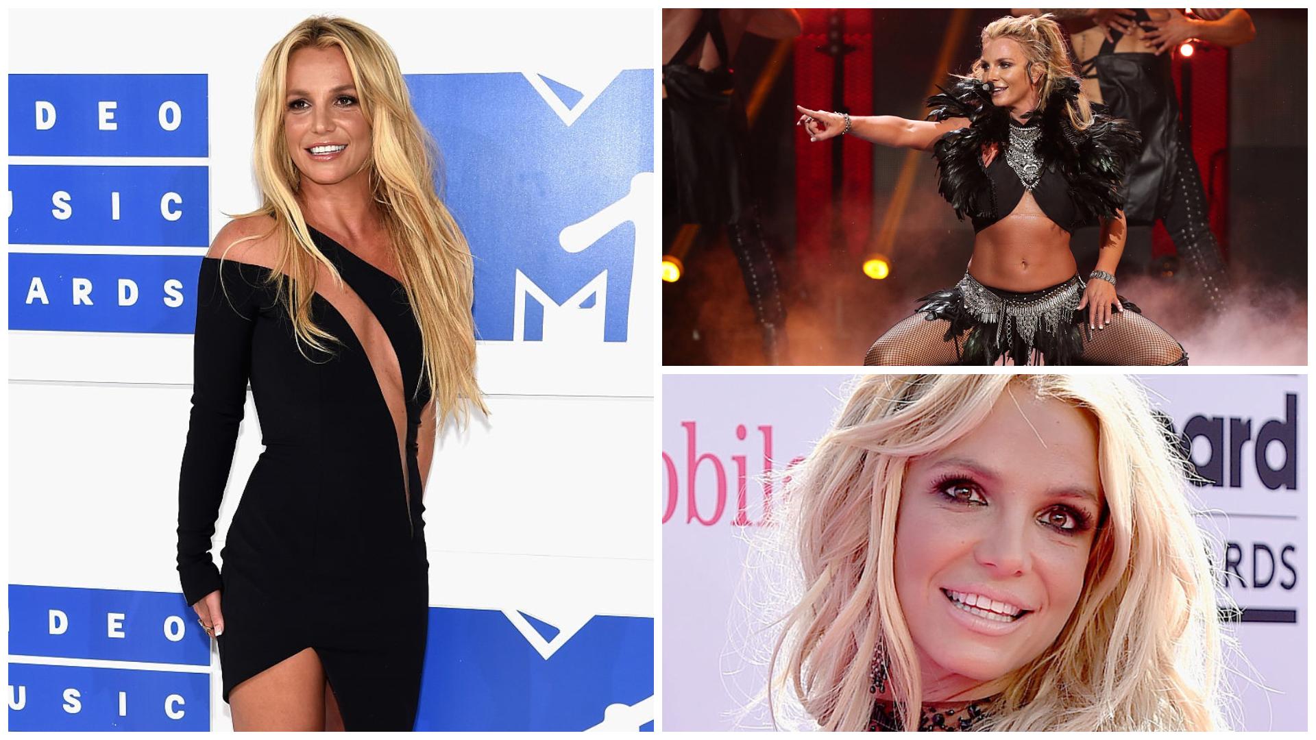 Britney Spears în trei ipostaze diferite