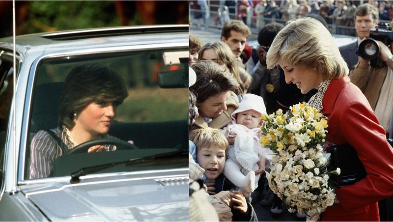 Printesa Diana și mașina primită în dar de la Prințul Charles