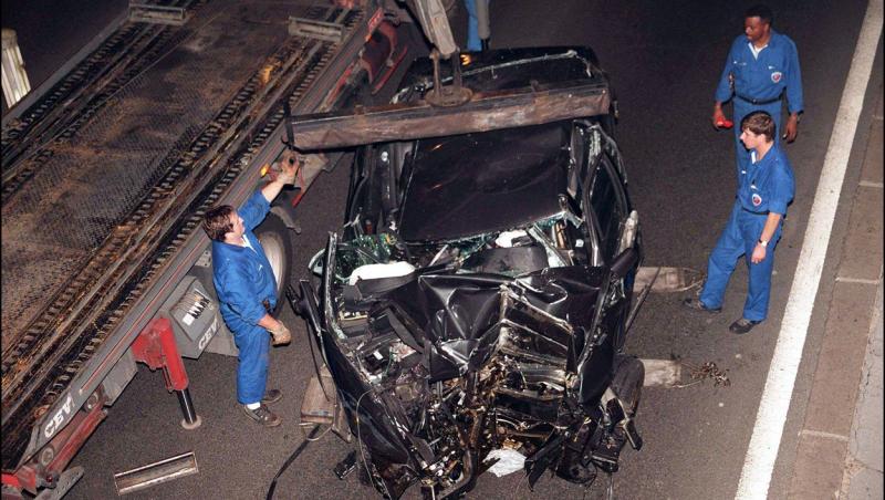 Mașina în care se afla Diana și iubitul ei la momentul accidentului