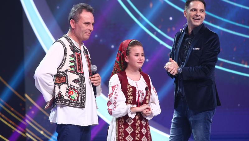 Lorena Lenuța Târla și tatăl ei, la Next Star