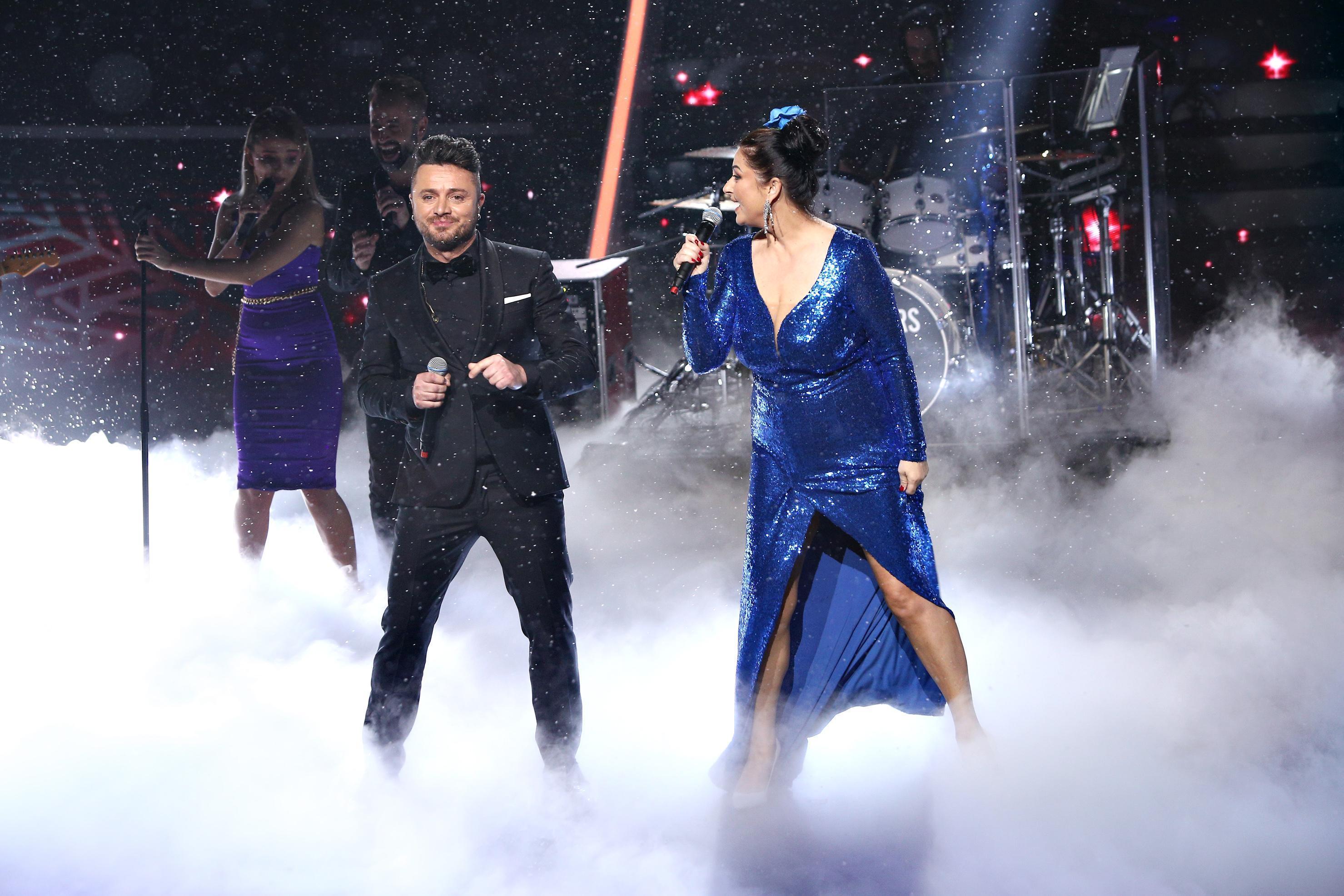 Gabriela Cristea a cântat pe scenă alături de Tavi Clonda