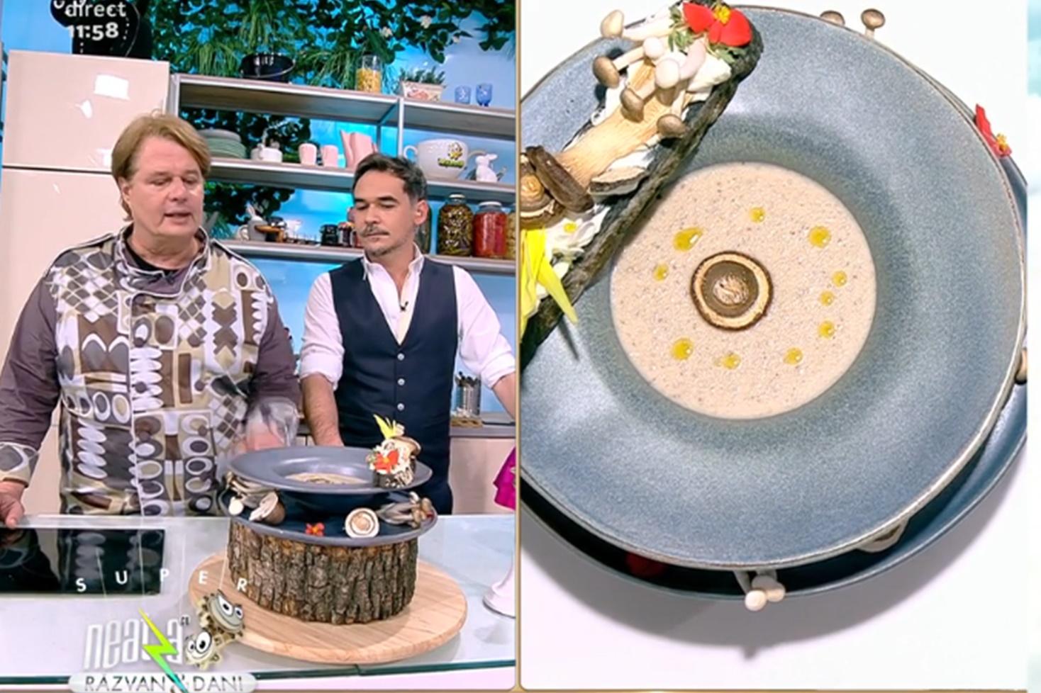 Vlăduț și Răzvan prezintă rețeta de supă cremă de ciuperci