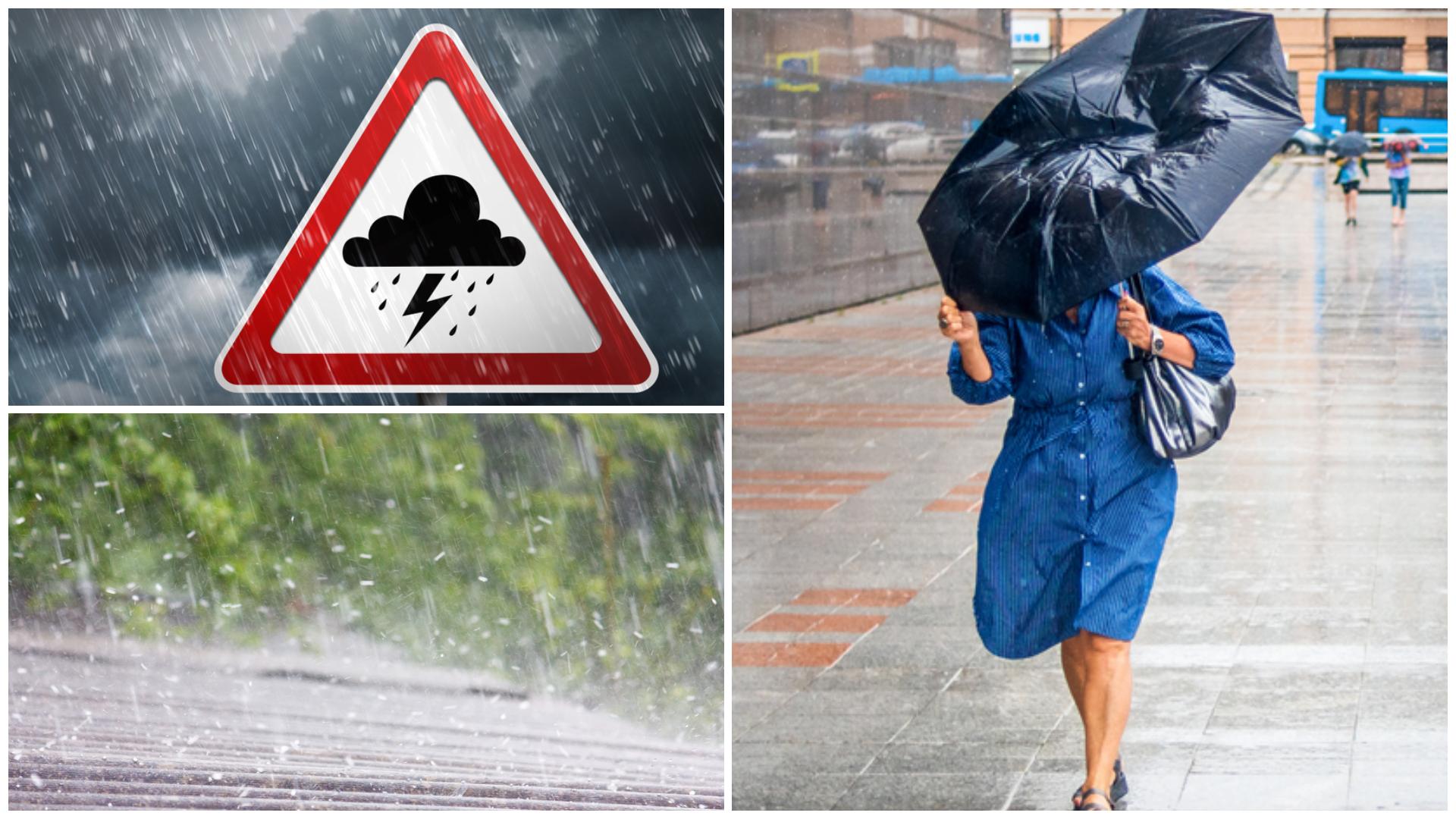 Alertă meteo! Cod galben de vijelii, descărcări electrice și grindină. Ce zone sunt vizate de avertizarea meteorologilor