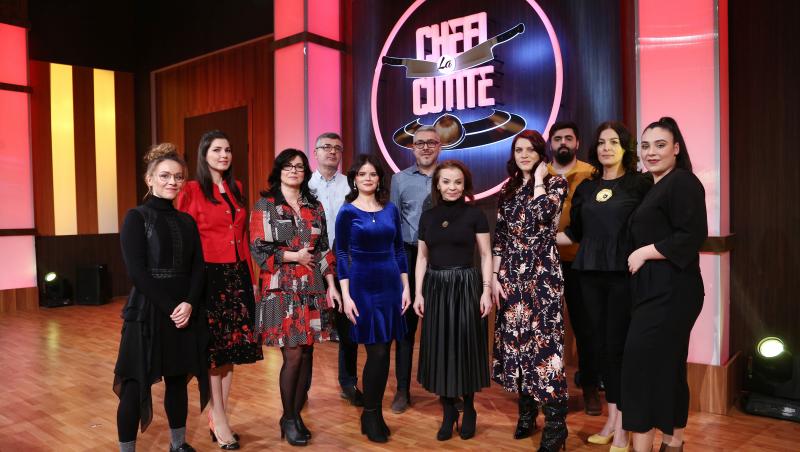 Membri ai Fundației Dan Voiculescu pentru Dezvoltarea României au degustat farfuriile celor trei echipe, în ediția 45 din sezonul 9 „Chefi la cuțite”