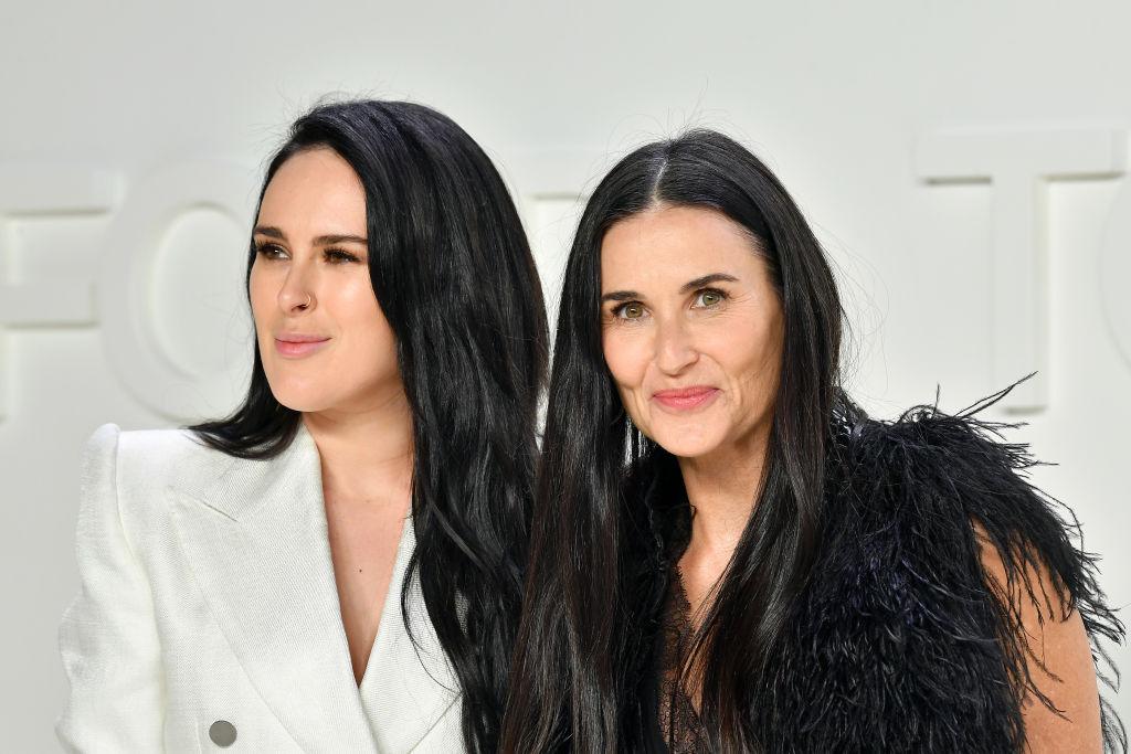 Rumer Willis împreună cu mama ei, Demi Moore