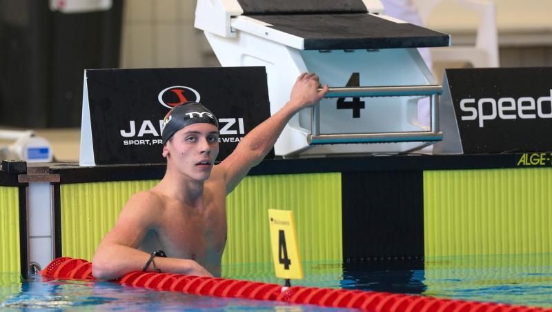 David Popovici, românul de 16 ani care face senzație la Campionatele Europene de înot pentru juniori de la Roma. "Roma are un nou împărat"