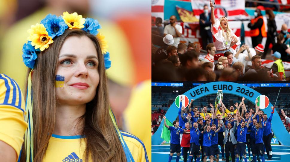 "Duelul" suporterelor. Cele mai frumoase fane de la Euro 2020. Ce țară iese învingătoare?