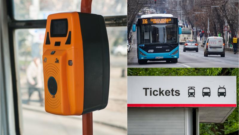 Bilet unic în București pentru autobuz, tramvai și metrou