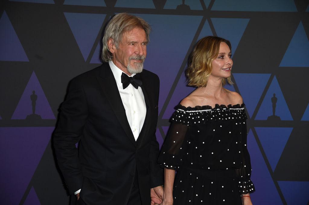 Calista Flockhart, actrița principală din "Ally McBeal", și soțul ei, Harrison Ford, în 2018