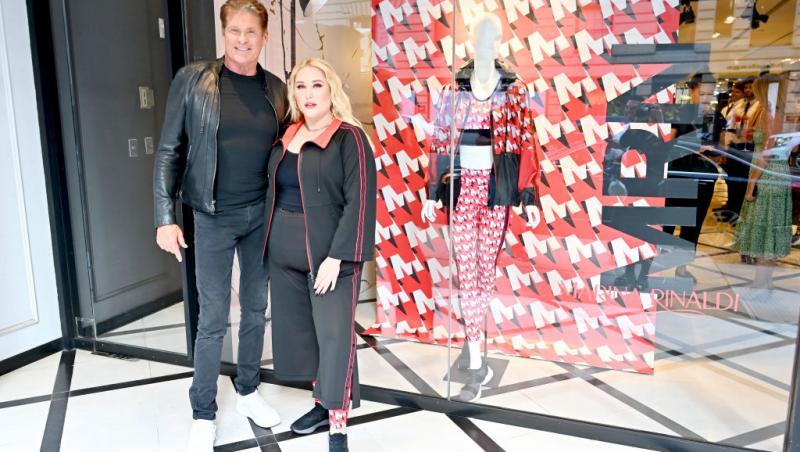 David Hasselhoff și Hayley Hasselhoff, în 2019, în New York