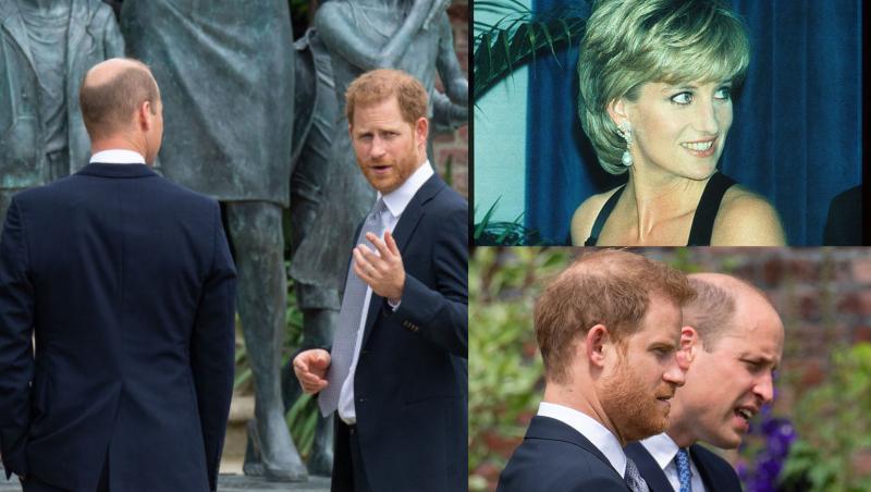 Prințul Harry, Prințul William și Prințesa Diana