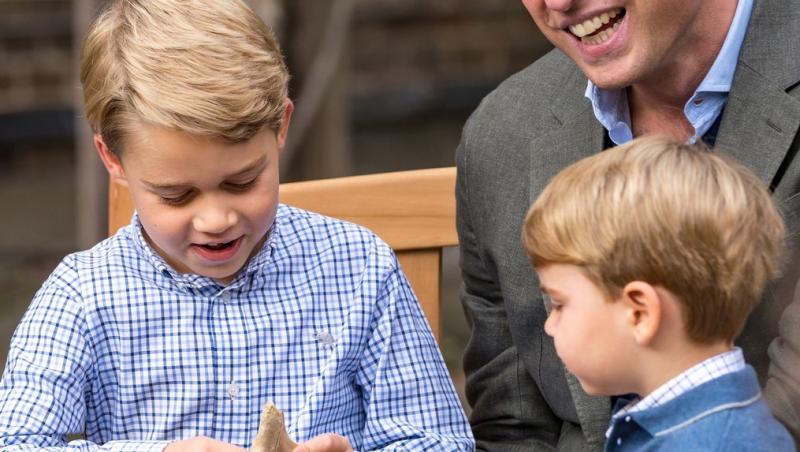 Prințul George, mini copia tatălui William. Micuțul i-a copiat ținuta și a făcut senzație în tribune la Euro 2020