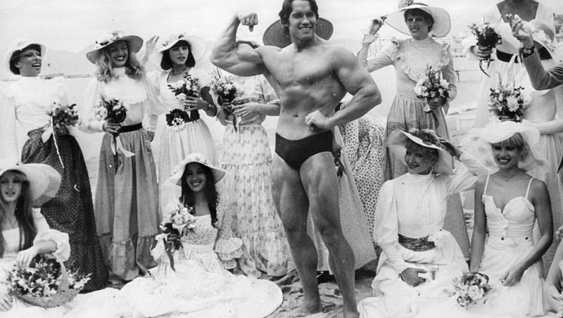 Arnold Schwarzenegger, în tinerețe