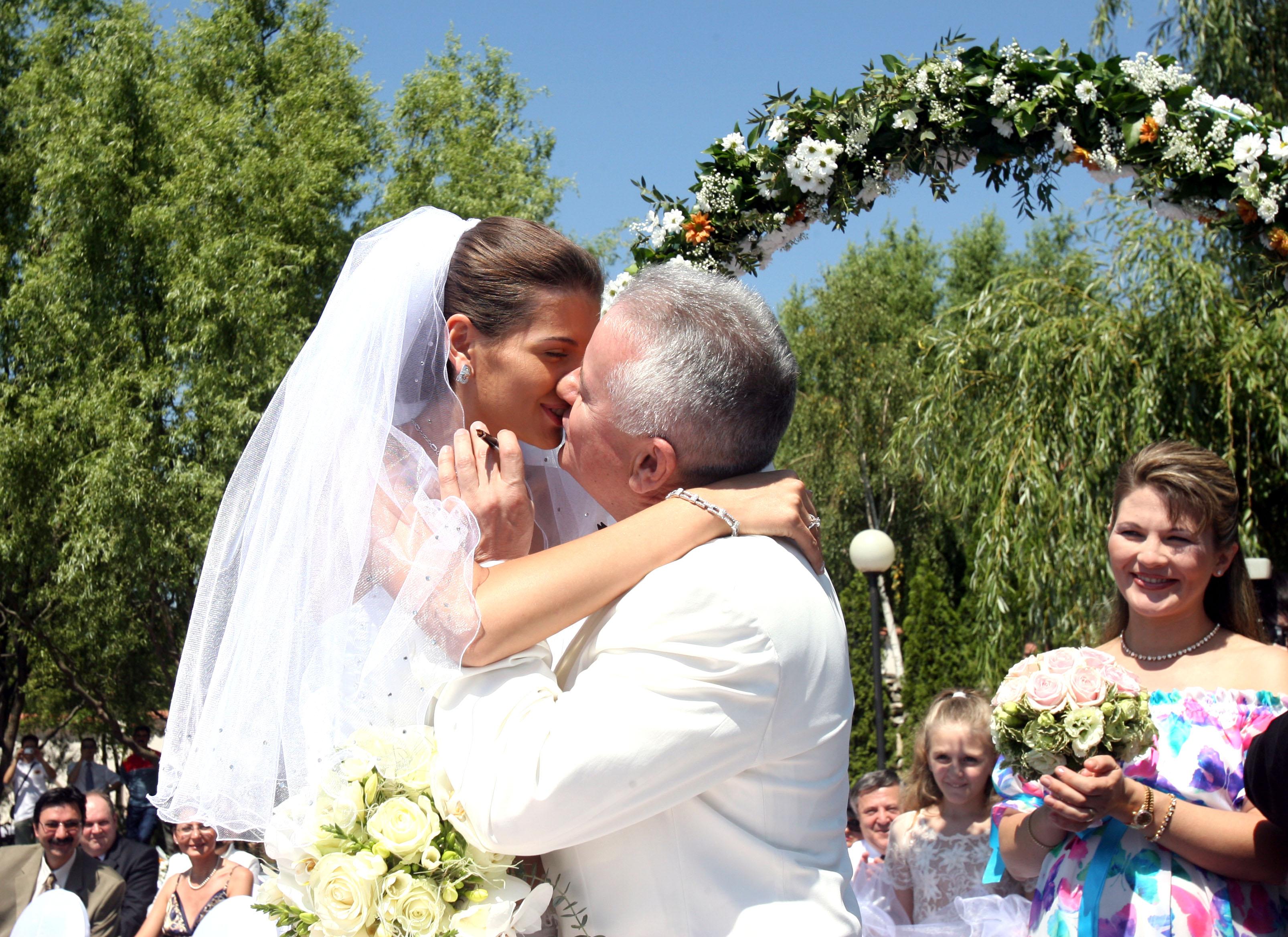 Monica Gabor și Irinel Columbeanu căsătorie