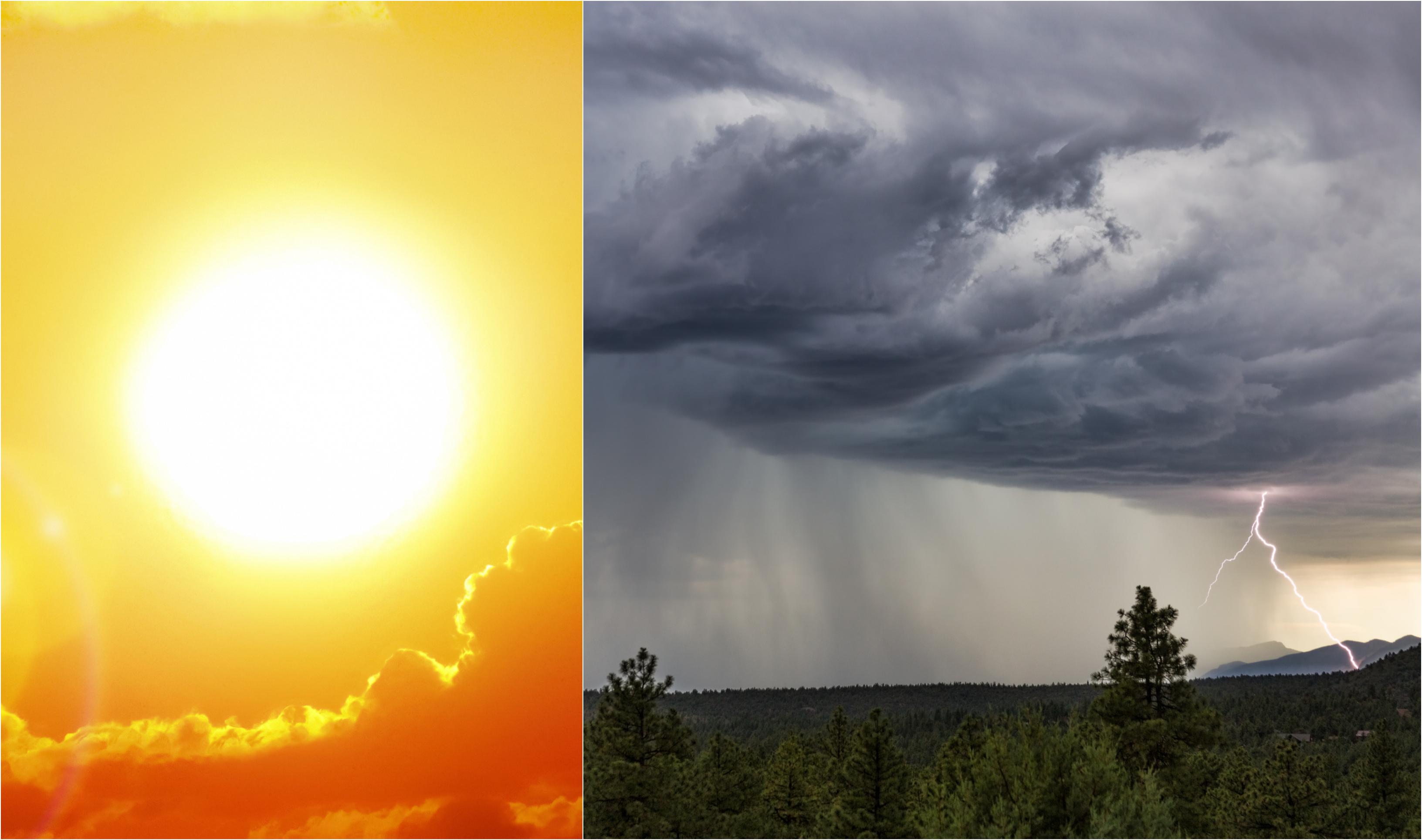 Alertă ANM! Cod Galben și Cod Portocaliu de caniculă și furtuni severe. Meteorologii anunță vijelii, grindină și ploi torențiale