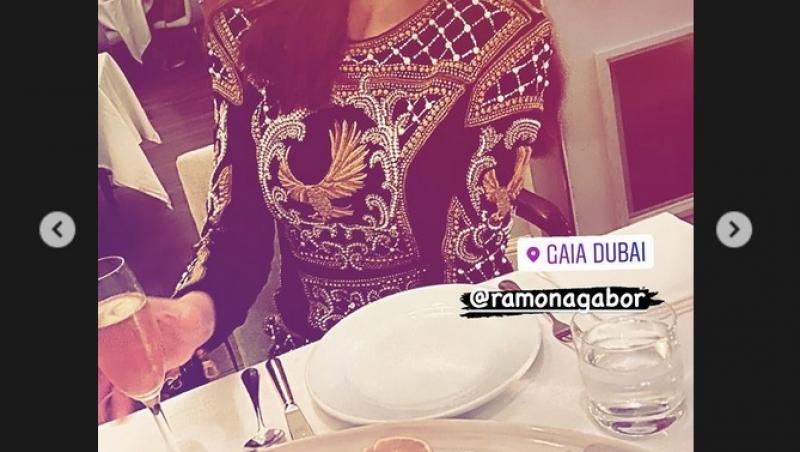 Cum a fost surprinsă Monica Gabor în Dubai, la sora sa Ramona Gabor, după ce a părăsit America