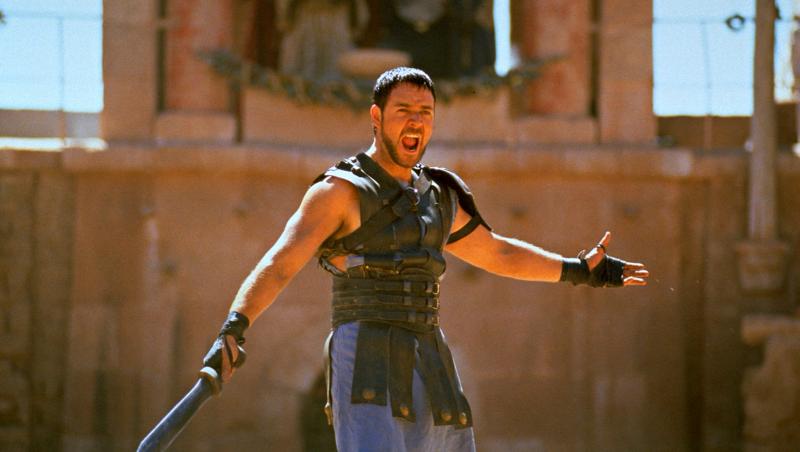 Russell Crowe a căștigat un Premiu oscar pentru Cel mai bun actor în rol principal datorită rolului din Gladiatorul