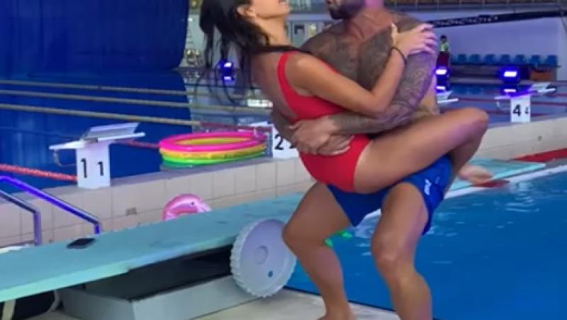 Natalia Duminică, antrenamente în pași de dans Splash! Vedete la apă
