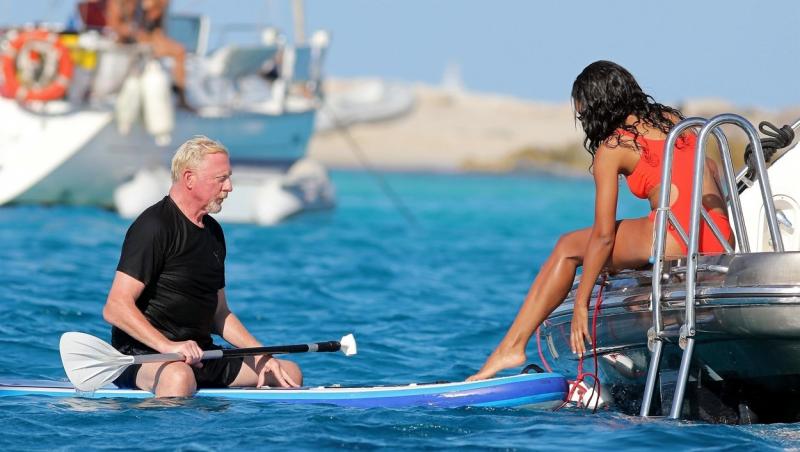 Boris Becker și Lillian de Carvalho, surprinși pe barcă, în ipostaze tandre. Cum arată iubita fostului tenismen