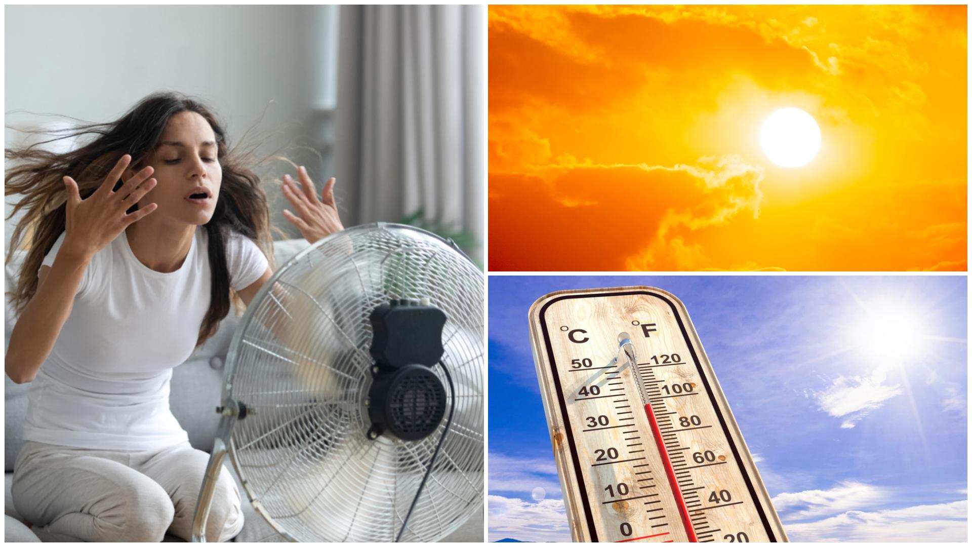 Meteorologii anunță cod galben de caniculă până duminică. Ce zone sunt vizate de avertizare