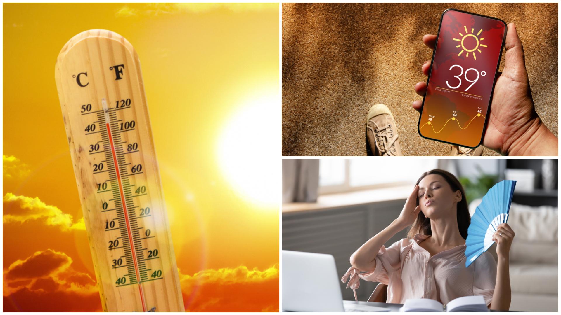 Alertă ANM! Cod galben de caniculă în 34 de județe. Temperaturile vor atinge aproape 40 de grade Celsius. Ce zone sunt vizate