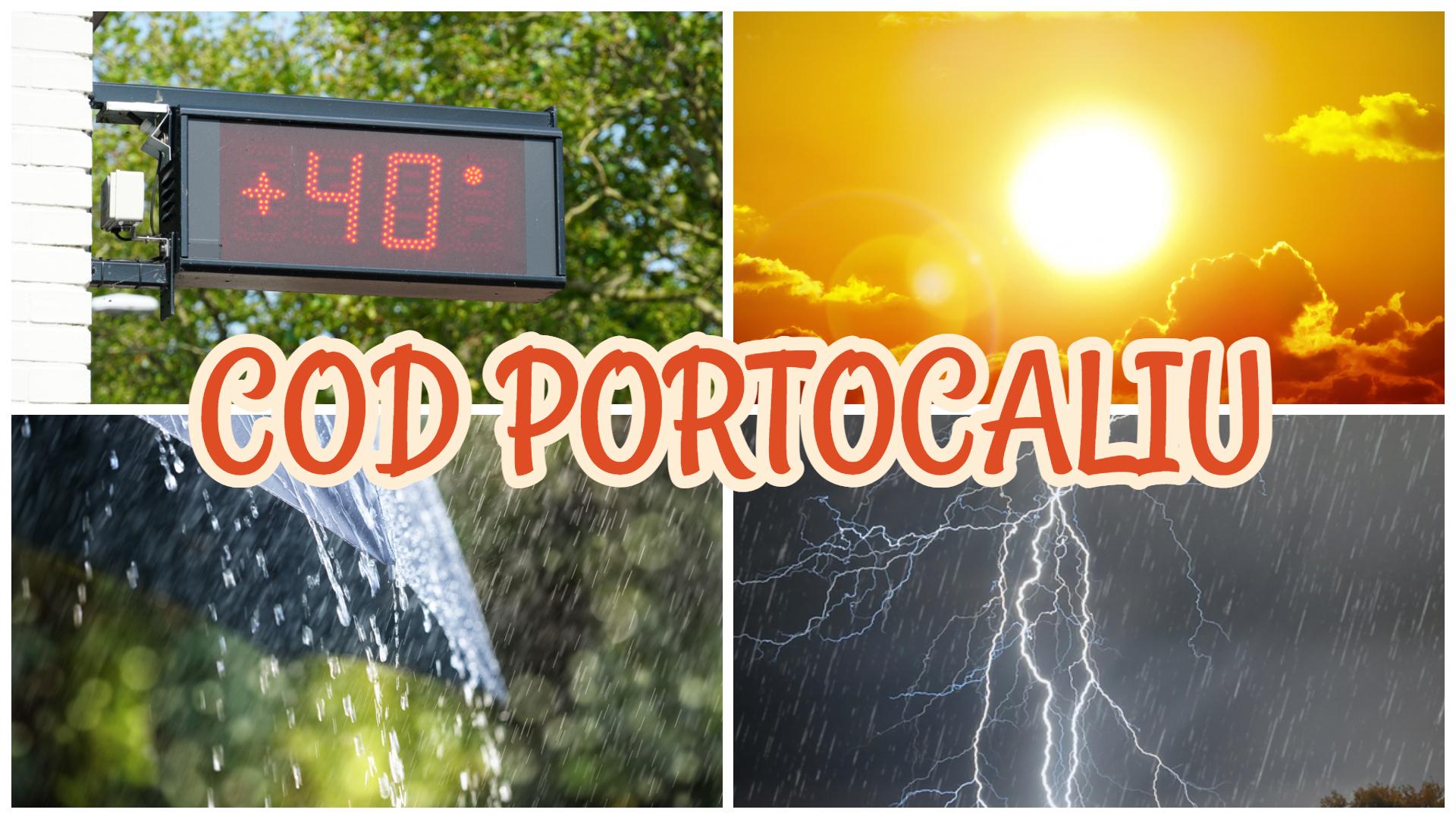 Cod portocaliu de caniculă și vijelii! Zonele în care temperaturile vor ajunge până la 40 de grade Celsius