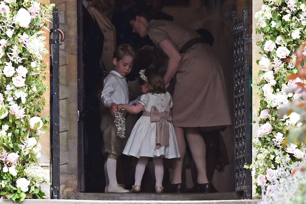 Maria Borrallo, dădaca celor trei copii ai Ducilor de Cambridge, împreună cu Prințul George și Prințesa Charlotte
