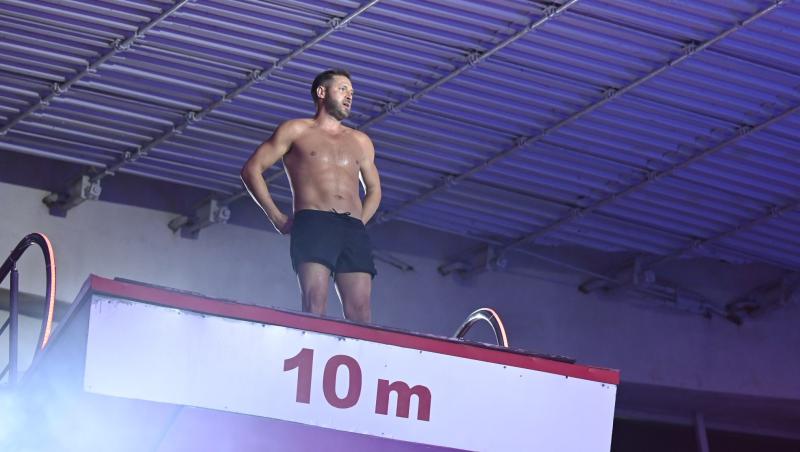 Splash! Vedete la apă 2021. Cristi Pulhac, săritura de la 10 metri care i-a lăsat pe toți cu gura căscată. 