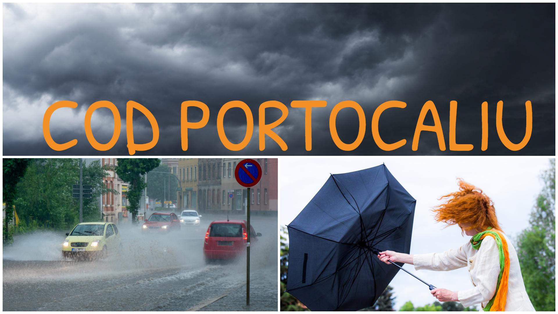 Alertă meteo! Meteorologii anunță ploi torențiale și vijelii. Ce zone sunt vizate de avertizări cod galben și portocaliu
