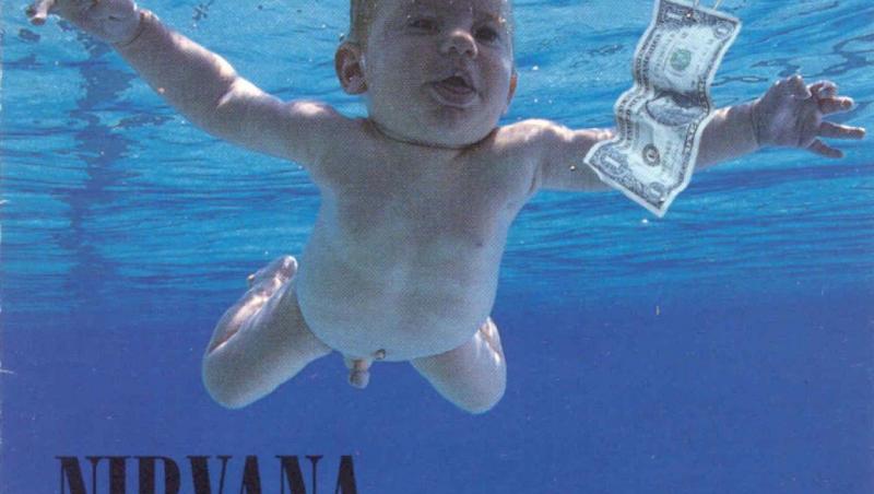 Trupa Nirvana a fost dată în judecată pentru pornografie infantilă pentru coperta albumului "Nevermind" de bărbatul care apare pe copertă