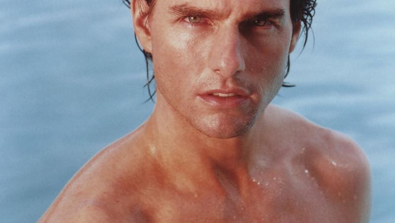 Tom Cruise, actorul american de la Hollywood, în apă