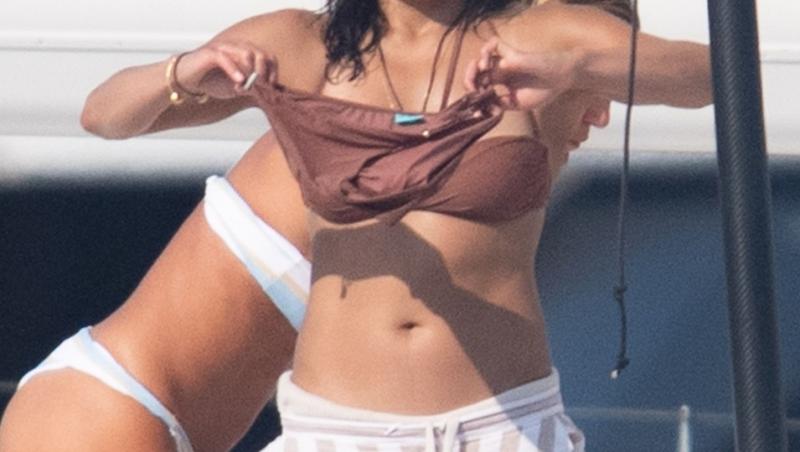 Michelle Rodriguez și-a accesorizat costumul de baie minuscul cu un accesoriu bizar. Cum arată imaginile făcute de paparazzi