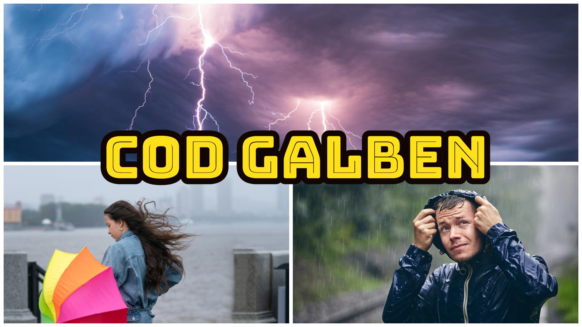 Alertă ANM! Meteorologii anunță cod galben de vijelii, descărcări electrice și vânt, pentru următoarea perioadă. Zonele vizate