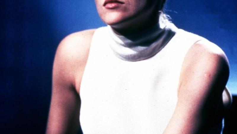 Sharon Stone, în filmul Basic Instinct