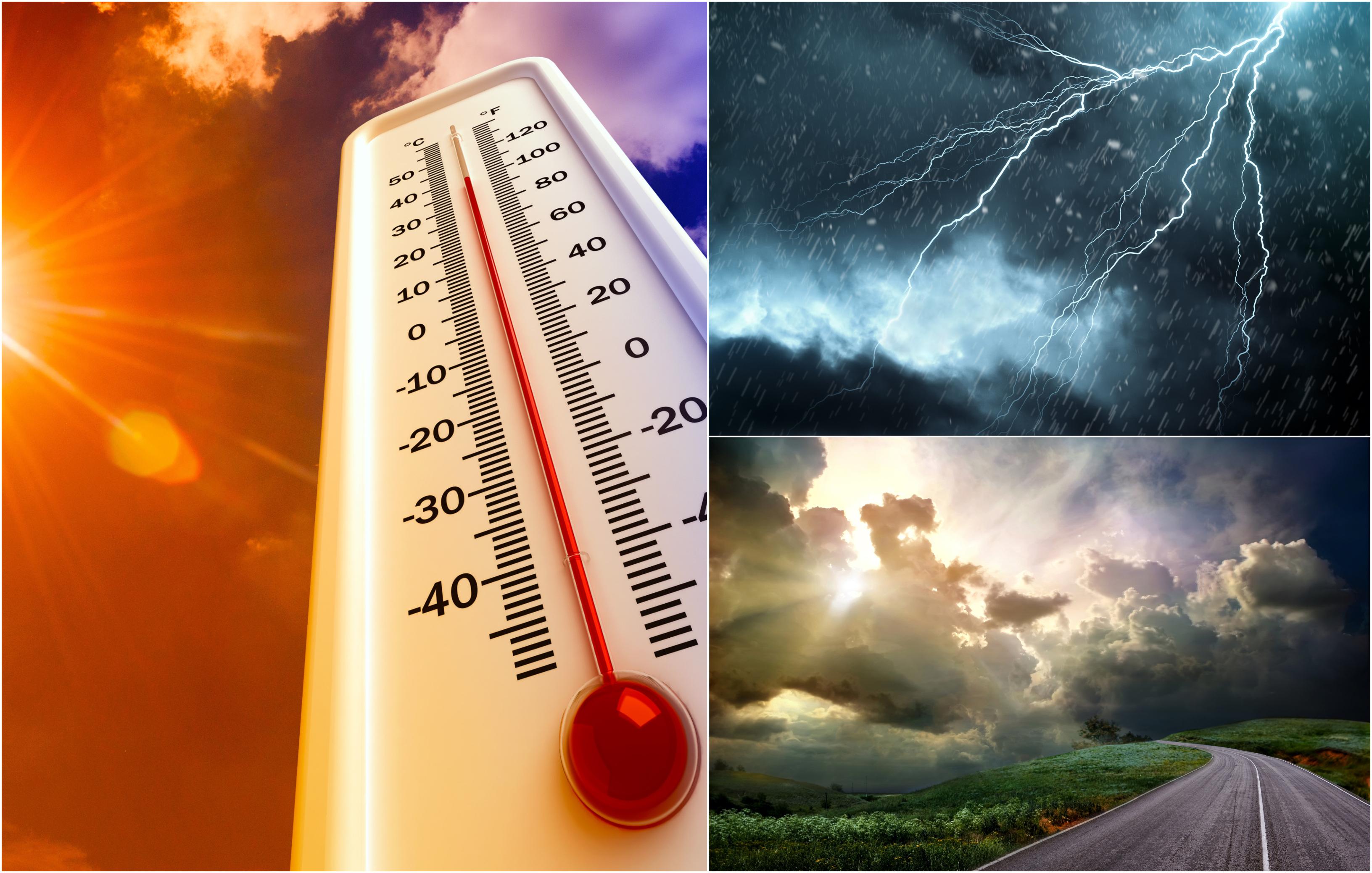 Alertă ANM! Cod Galben de caniculă și de furtuni. Capitala și alte 17 județe, sub temperaturi ridicate și fenomene meteo extreme