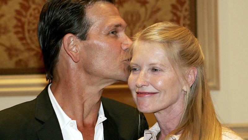 Patrick Swayze, când își săruta soția, Lisa Niemi Swayze