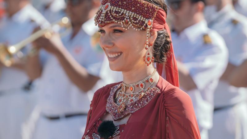 Irina Fodor în ținuta de prințesă otomană
