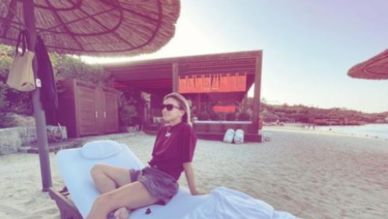 Simona Halep a fost fotografiată la plajă, la scurt timp după nunta cu Toni Iuruc